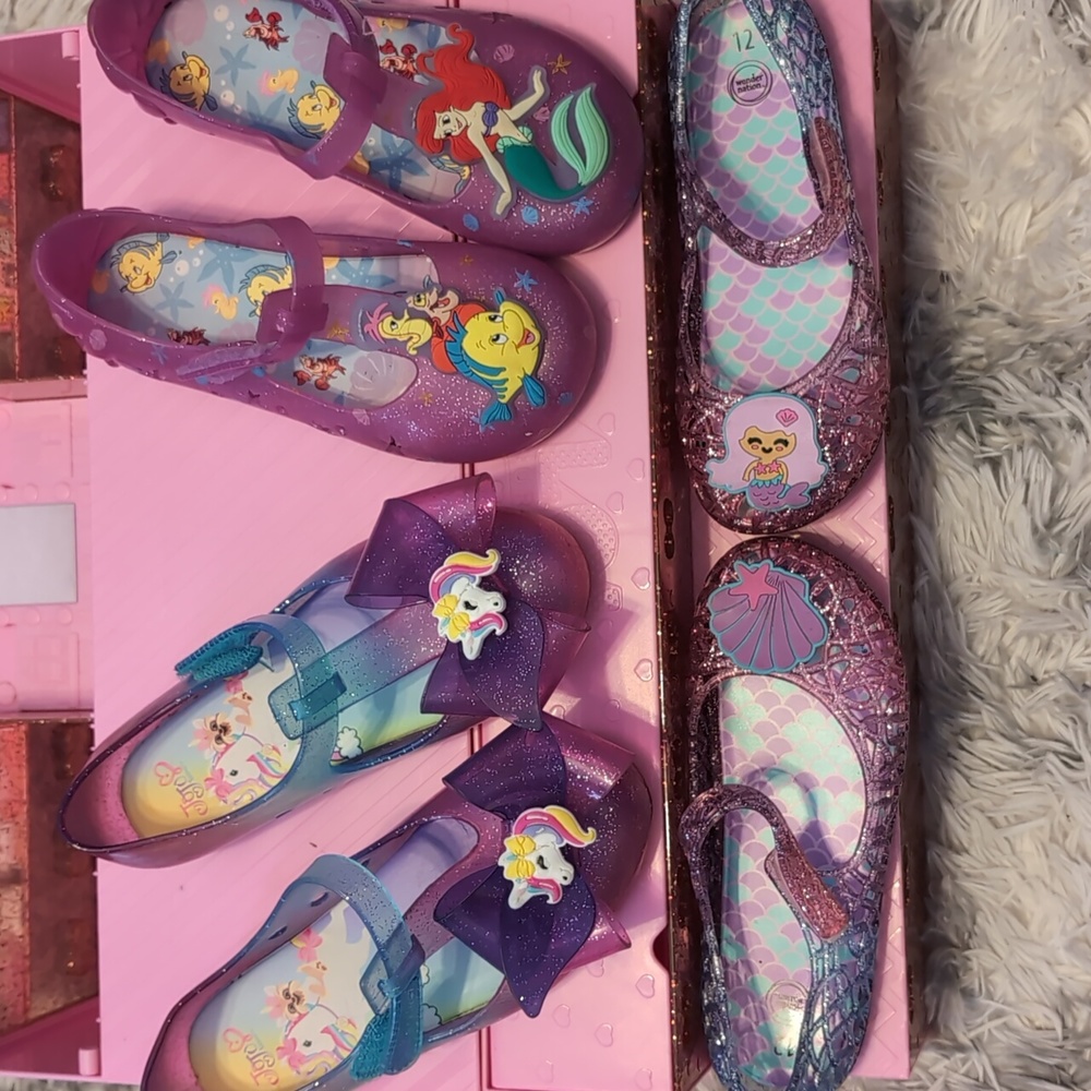 Lot of Girl jelly sandals 12